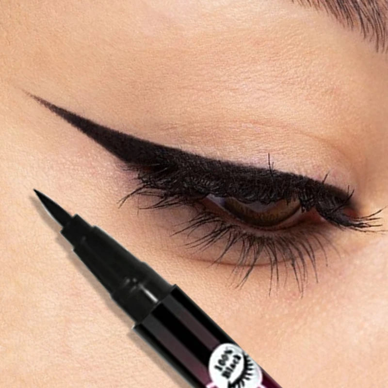 Black Liquid Eyeliner Pen – Waterproof, Long-lasting, Smooth & Ultra-fine Tip for Precise, Easy-to-Apply Eye Makeup