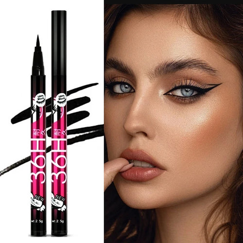 Black Liquid Eyeliner Pen – Waterproof, Long-lasting, Smooth & Ultra-fine Tip for Precise, Easy-to-Apply Eye Makeup