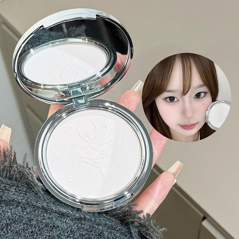 NICEKEY Pink Ballet Complete Makeup Kit (4 Lip Muds, Blush, Powder, Eyeshadow, Contour + Necklace)