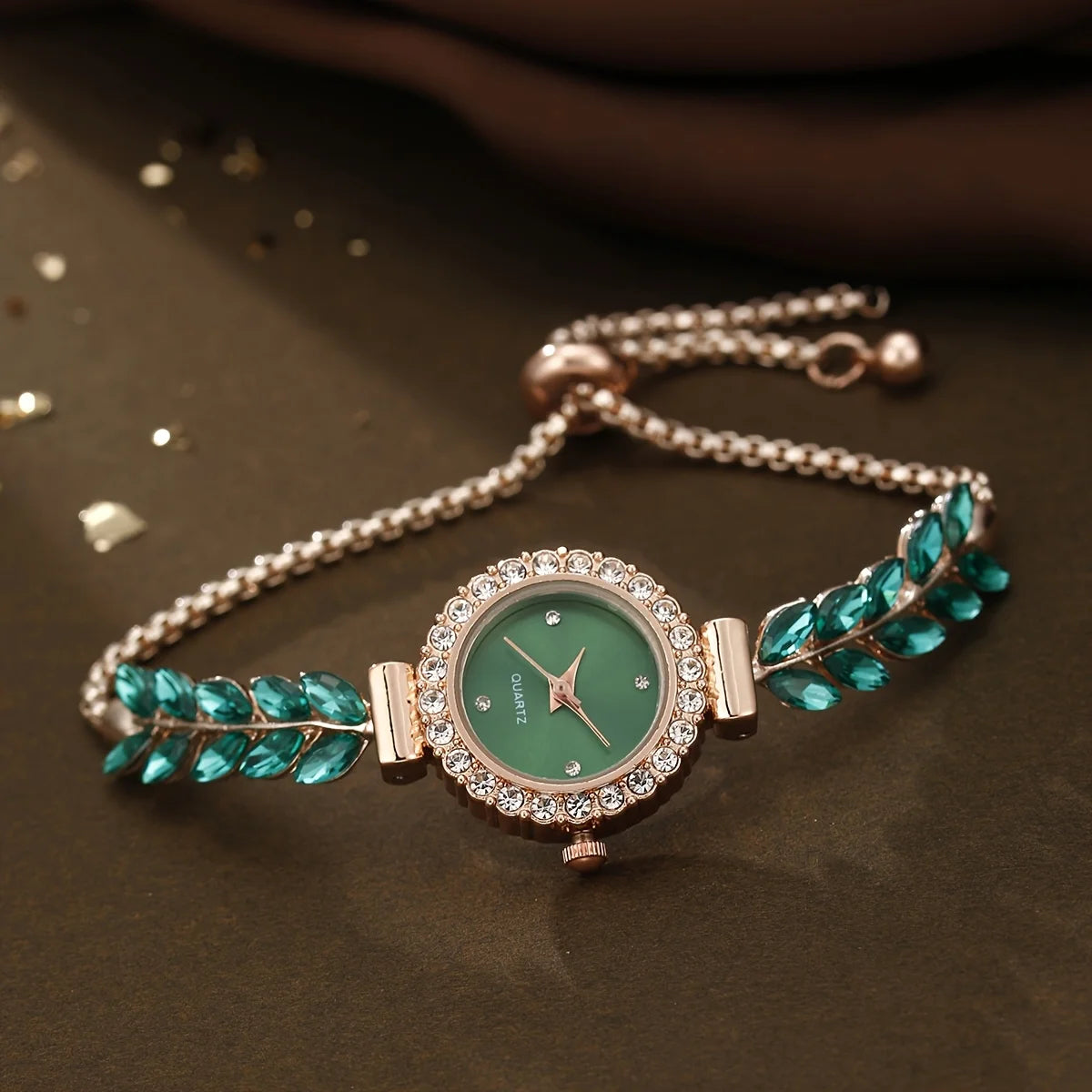 (Kopie) •	Pretty Rhinestone Girls Watch Set (7 PCS)