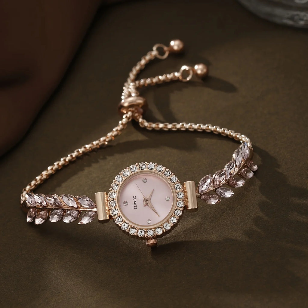 (Kopie) •	Pretty Rhinestone Girls Watch Set (7 PCS)