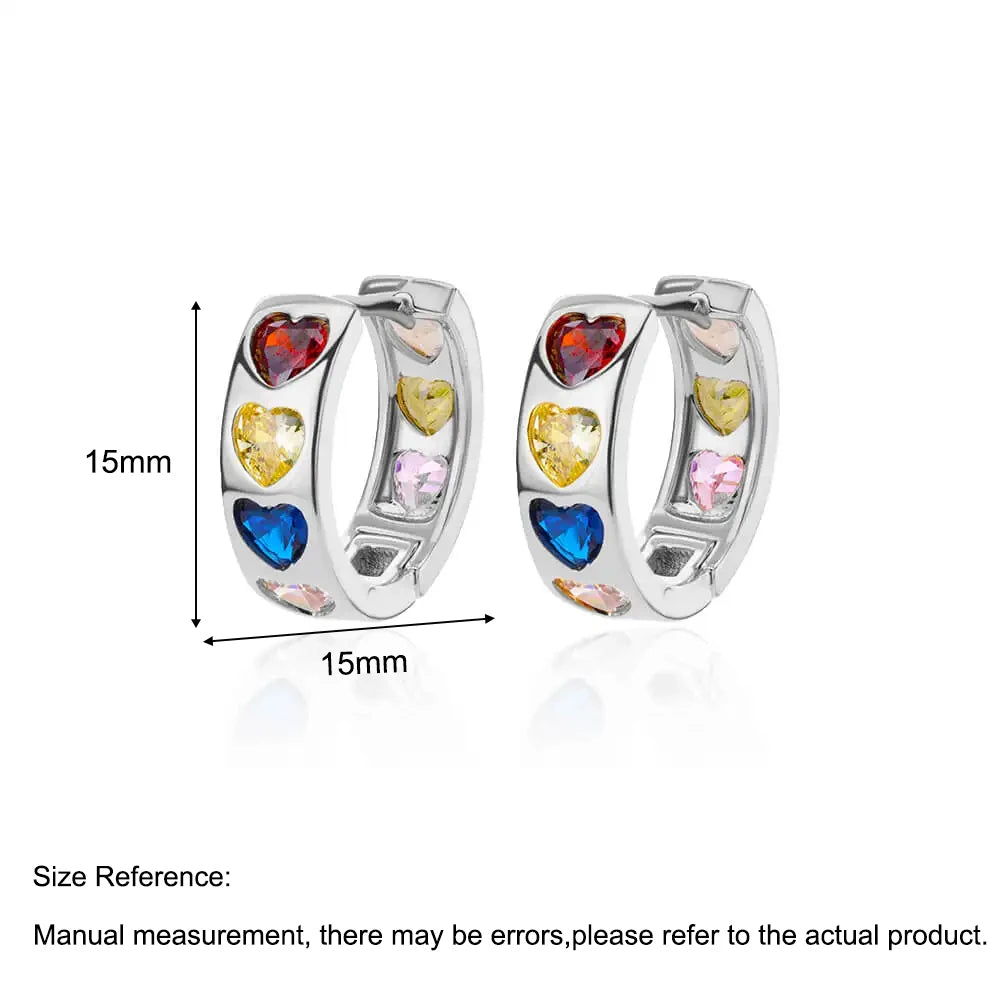 Heart Shape Gold Stainless Steel Earrings for Women – Elegant Wedding & Party Jewelry Gift 2024