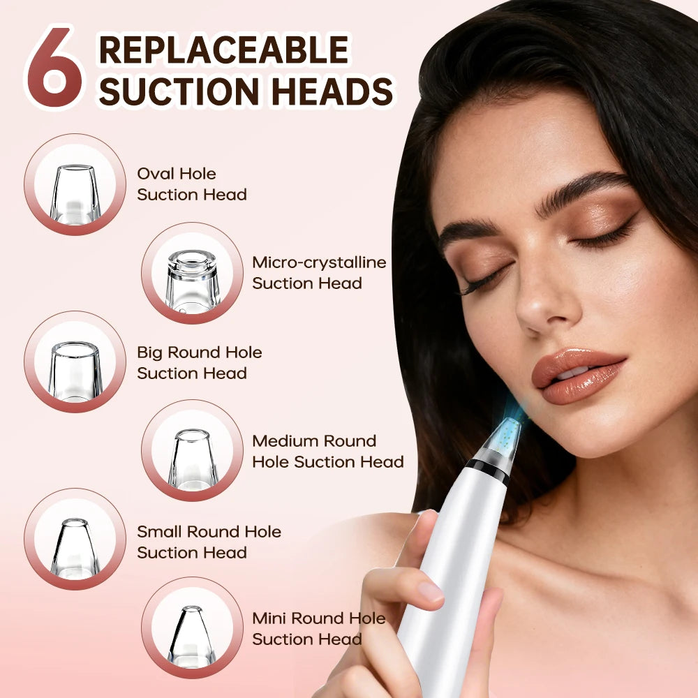 Facial Blackhead Vacuum – Electric Skin Care Pore Cleaner Tool”