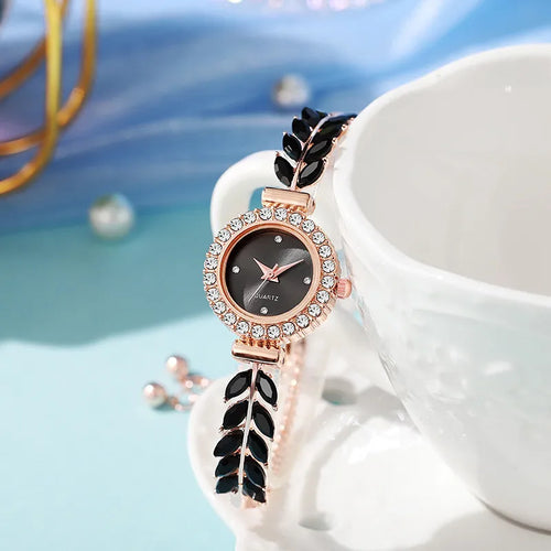 (Kopie) •	Pretty Rhinestone Girls Watch Set (7 PCS)