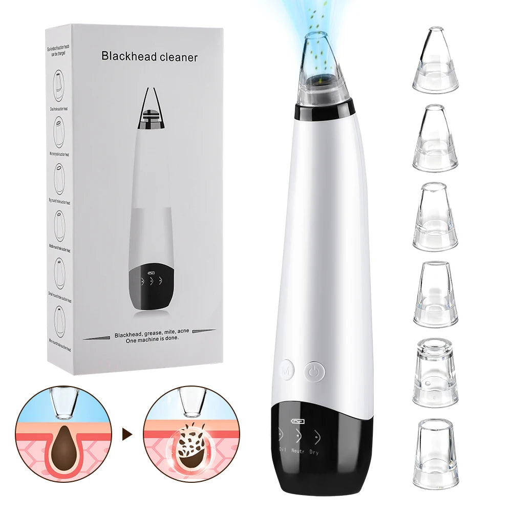Facial Blackhead Vacuum – Electric Skin Care Pore Cleaner Tool”
