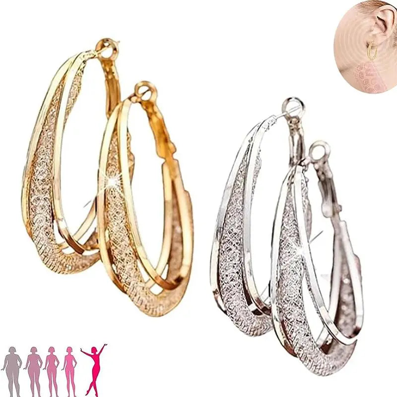 LymphCare Magnetic Slim Earrings