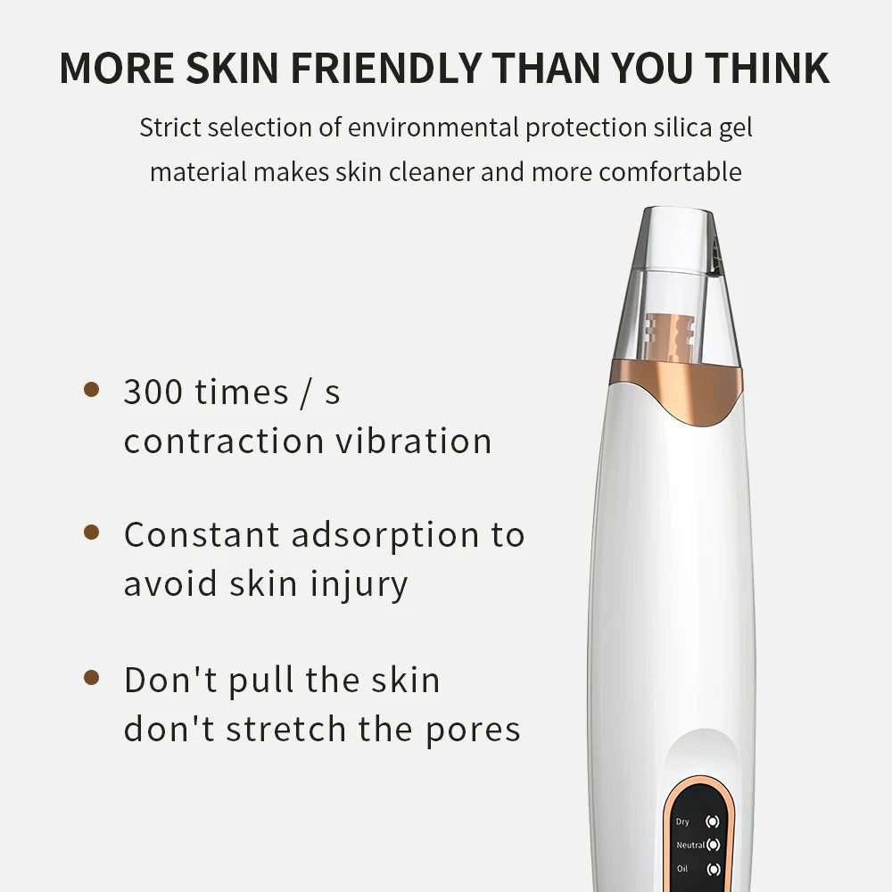 Facial Blackhead Vacuum – Electric Skin Care Pore Cleaner Tool”