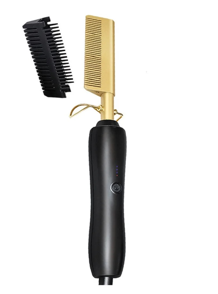 LuxeHeat Hair Straightening Comb